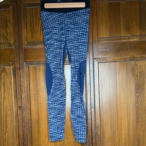 Nike Pro Hyperwarm Blue Patterned Leggings